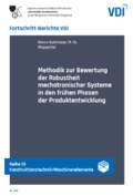 Methodik zur Bewertung der Robustheit mechatronischer Systeme in den frühen Phasen der Produktentwicklung