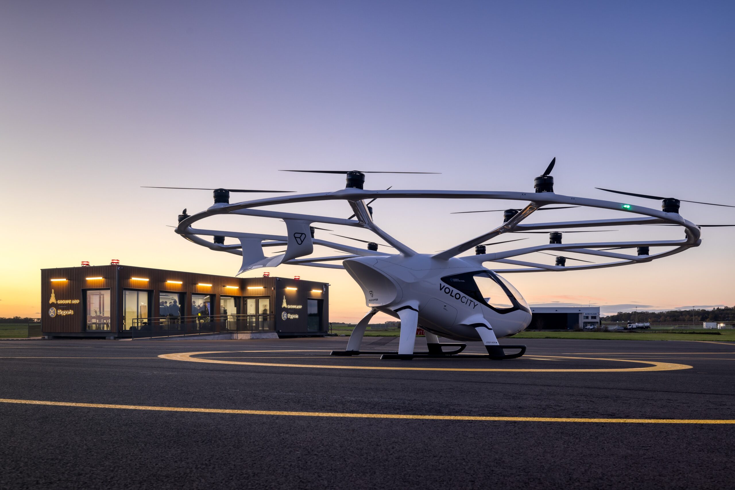 Flugtaxis von Volocopter gehen in Serie