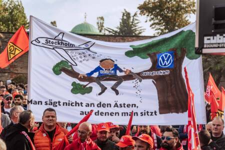 Proteste zum Auftakt der VW-Tarifrunde