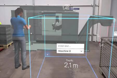 Mit der AR-Brille die künftige Fabrik erlebbar machen